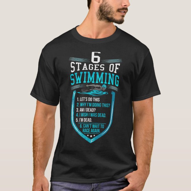 Geschenke für Schwimmer Schwimmenteam Schwimmen So T-Shirt (Vorderseite)