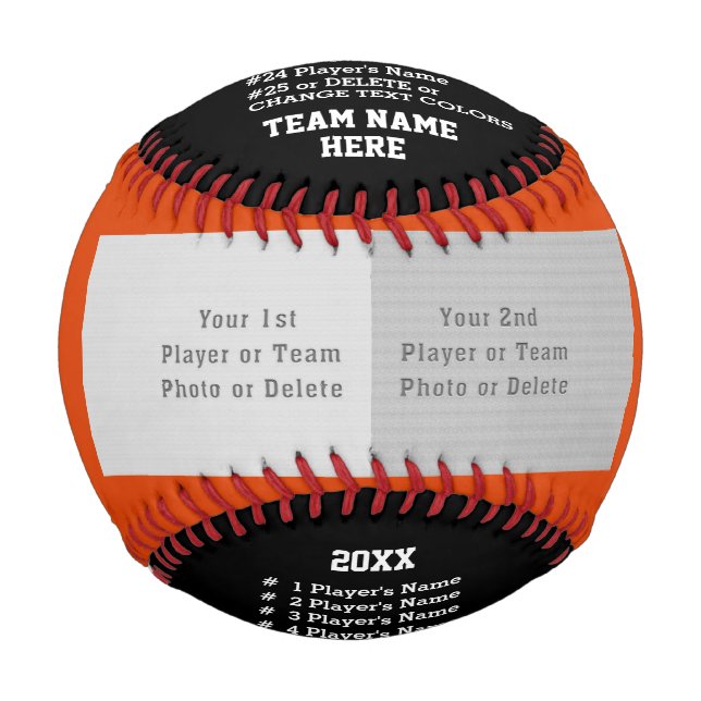 Geschenke für SENIOREN, TEAM und COACHES, Baseball (Vorderseite)