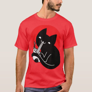Geschenke für Tierfreunde Ramen Cat Neko Anime Kaw T-Shirt