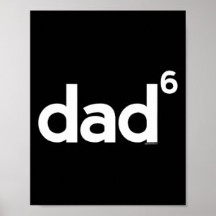 Geschenke für Vater Vater von 6 Sechs Geschenke Va Poster