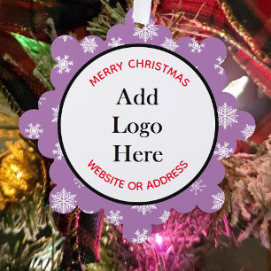 Geschenke für Weihnachts-Business-Kunden Ornament Karte