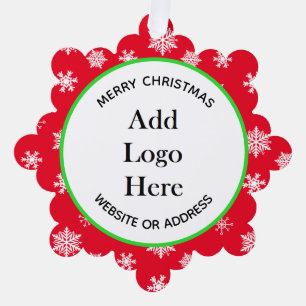 Geschenke für Weihnachts-Business-Kunden Ornament Karte