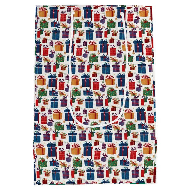 Geschenke Galore Mehrfarbigkeit Mittlere Geschenktüte (Rückseite)