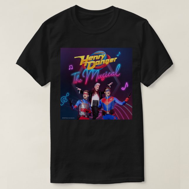 Geschenke Idee Henry gefährden das musikalische PN T-Shirt (Design vorne)