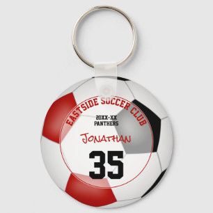 Geschenke im Fußballclub Jungs Mädchen heißen Rot Schlüsselanhänger