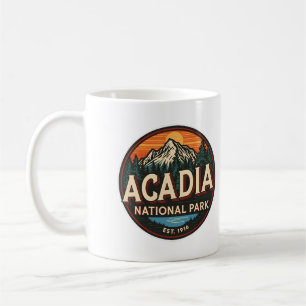 Geschenke im Vintage-Stil aus dem Acadia National  Kaffeetasse