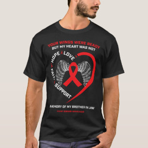 Geschenke in Erinnerung an meinen Schwager Herzerk T-Shirt