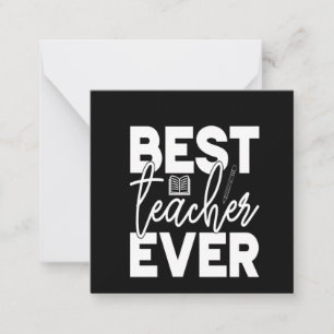 Geschenke Lehrer Bester Lehrer je Mitteilungskarte