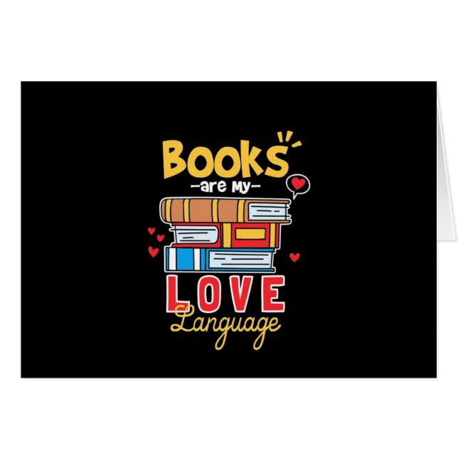 Geschenke Lehrer | Bücher sind meine Liebe (Vorderseite (Horizontal))