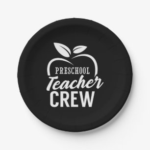 Geschenke Lehrer Crew für Lehrkräfte im Vorschul Pappteller