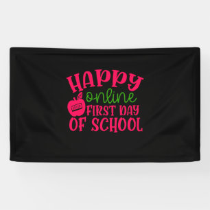 Geschenke Lehrer Happy Online erster Schultag Banner