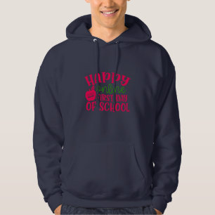 Geschenke Lehrer   Happy Online erster Schultag Hoodie