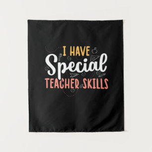 Geschenke Lehrer Ich habe besondere Lehrkräfte Wandteppich