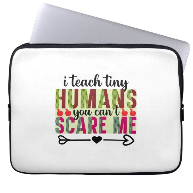 Geschenke Lehrer | Ich unterrichte Tiny Humans Laptopschutzhülle (Vorderseite)