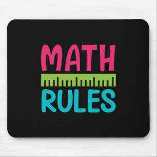Geschenke Lehrer   Math Rules Mousepad