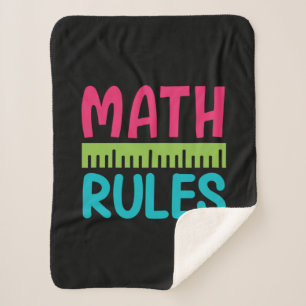 Geschenke Lehrer   Math Rules Sherpadecke