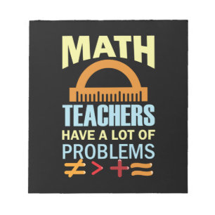Geschenke Lehrer Mathematiker haben eine Menge Pro Notizblock