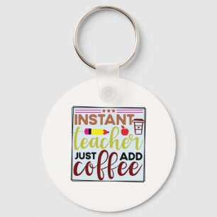 Geschenke Lehrer Sofort Teaccher einfach Kaffee Schlüsselanhänger