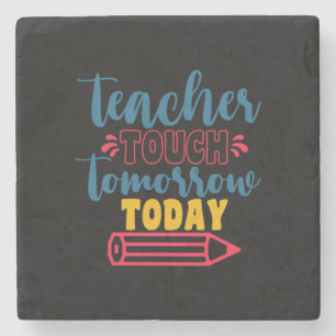 Geschenke Lehrer Touch Lehrer morgen Steinuntersetzer