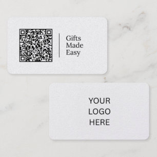 Geschenke leicht gemacht   Anpassbarer QR-Code und Visitenkarte
