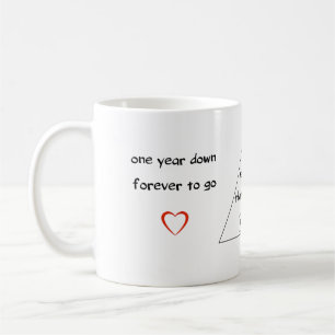 Geschenke mit einen Jahrjahrestagen für Freund Kaffeetasse