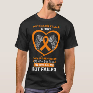 Geschenke Nierenkrebs Leukämie Frau Multiple Skler T-Shirt