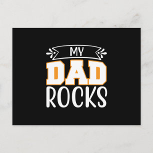 Geschenke Papa Mein Papa ist super Postkarte