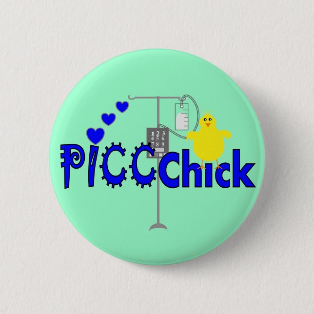 Geschenke PICC KÜKENS (PICC LINIE Button (Vorderseite)