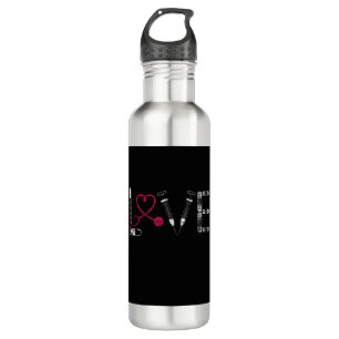 Geschenke RN LPN CNA Ärztliche LIEBE Krankenpflege Edelstahlflasche
