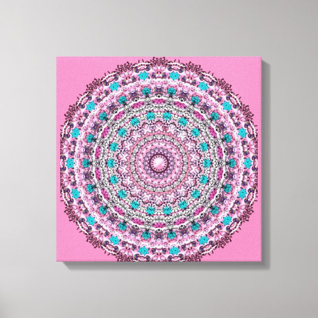 Geschenke ROSE PINK Leinwanddruck (Vorderseite)