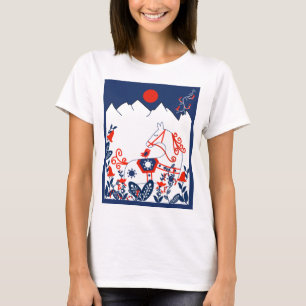 Geschenke schwedischer und finnischer Volkskunst T-Shirt