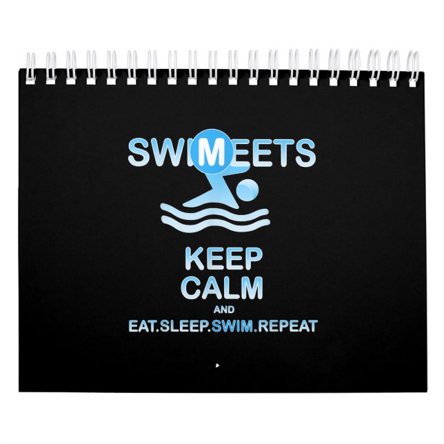 Geschenke Schwimmer Mädchen, Jungen & Eltern, Schw Kalender (Titelbild)