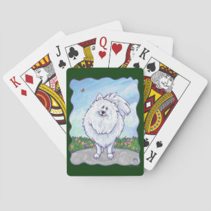 Geschenke und Accessoires aus weißem Spitz Spielkarten