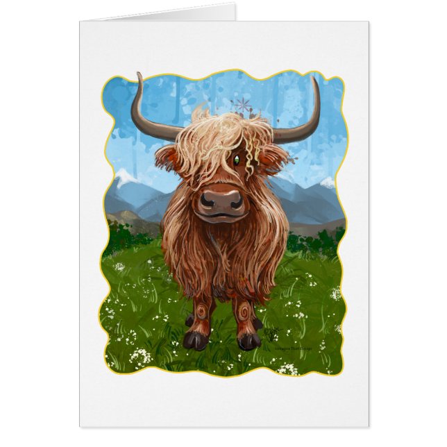 Geschenke und Accessoires für Kühe im Hochland (Vorne)