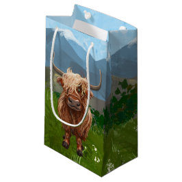 Geschenke und Accessoires für Kühe im Hochland Kleine Geschenktüte