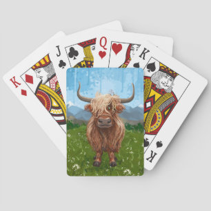 Geschenke und Accessoires für Kühe im Hochland Spielkarten