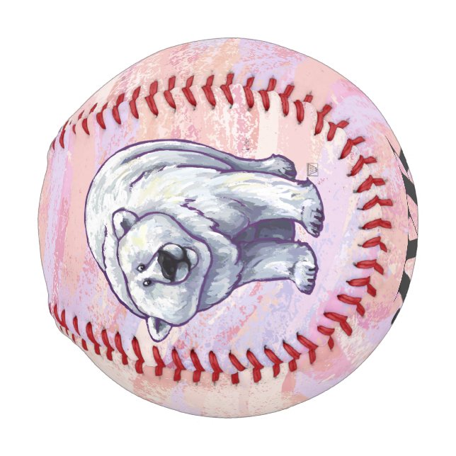 Geschenke und Accessoires für Polarbären Baseball (Vorne Rechts)