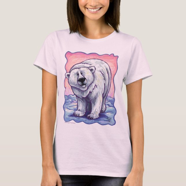 Geschenke und Accessoires für Polarbären T-Shirt (Vorderseite)