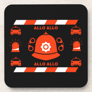 Geschenke und Zubehör der britischen Polizei Getränkeuntersetzer