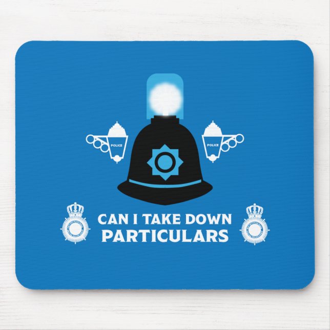 Geschenke und Zubehör der britischen Polizei Mousepad (Vorne)