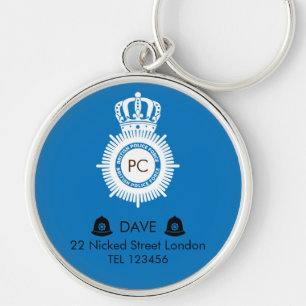 Geschenke und Zubehör der britischen Polizei Schlüsselanhänger