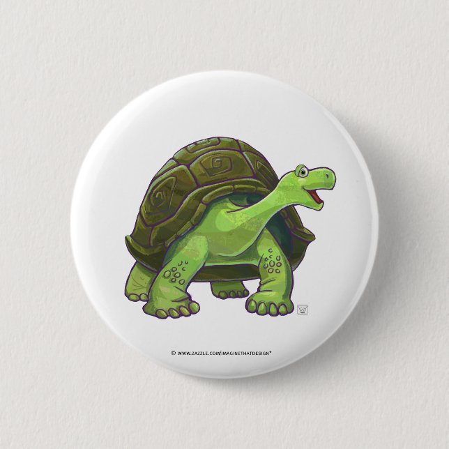 Geschenke und Zubehör für Schildkröten Button (Vorderseite)
