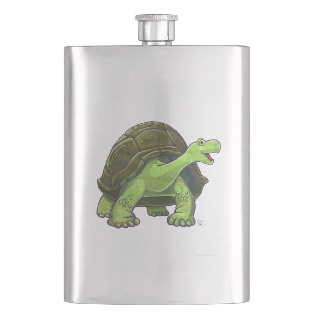 Geschenke und Zubehör für Schildkröten Flachmann (Vorderseite)