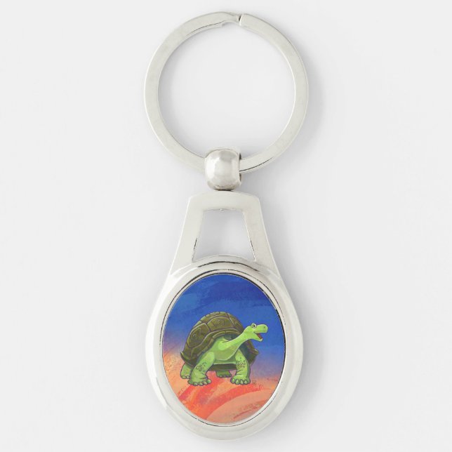 Geschenke und Zubehör für Schildkröten Schlüsselanhänger (Vorderseite)