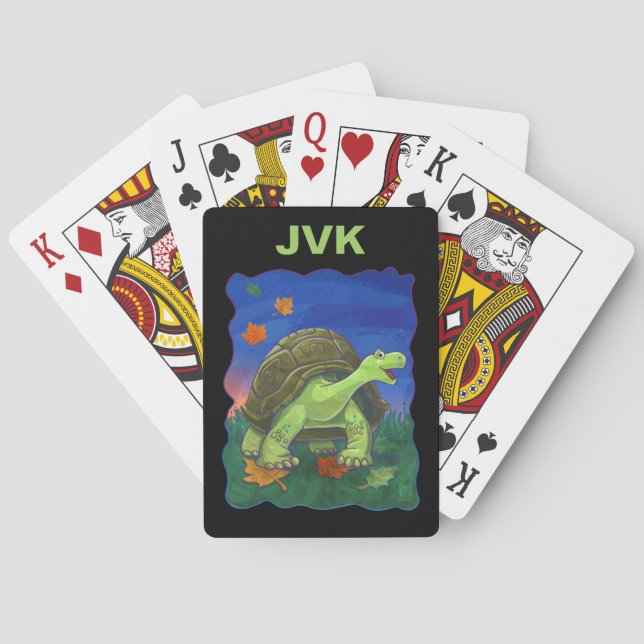 Geschenke und Zubehör für Schildkröten Spielkarten (Rückseite)