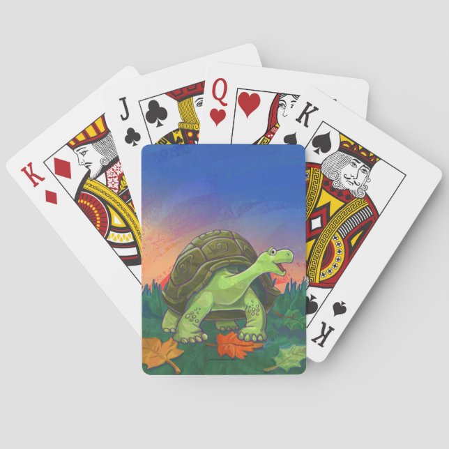 Geschenke und Zubehör für Schildkröten Spielkarten (Rückseite)