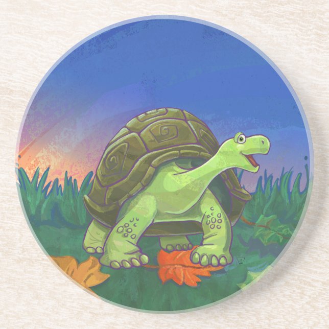 Geschenke und Zubehör für Schildkröten Untersetzer (Vorne)
