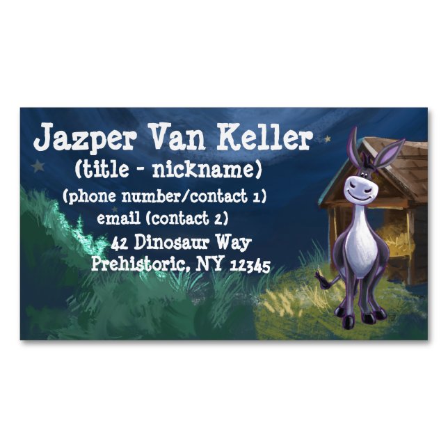 Geschenke und Zubehör Magnetische Visitenkarte (Vorderseite)