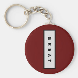 Geschenke unter 100$ Zubehör Authority® GREAT Schlüsselanhänger
