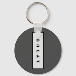 Geschenke: unter 15$ Attraktive Authority® GREAT Schlüsselanhänger